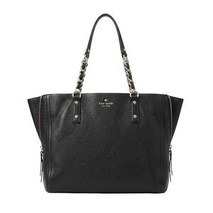 Kate Spade Cobble Hill Andee Satchel Black LeatherShoulder Bag Tote Carryall